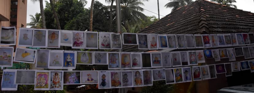 ಗಣೇಶನ ಚಿತ್ರ ಬಿಡಿಸುವ ಸ್ಪರ್ಧೆ 2020